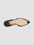 SAGE 103 - Schwarze Lederschuhe mit T-Steg - thumb image 5,side view