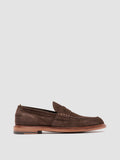 SAX 001 - braune Slipper aus Wildleder - thumb image 1,side view