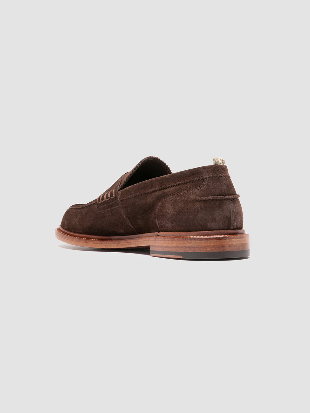 SAX 001 - braune Slipper aus Wildleder - image 4,side view
