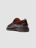 SAX FLEXI 001 - Burgundy Leather Penny Loafers - thumb image 4,side view