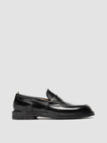 SAX FLEXI 001 - Black Leather Penny Loafers - thumb image 1,side view