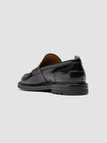 SAX FLEXI 001 - Black Leather Penny Loafers - thumb image 4,side view