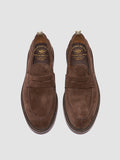 SAX FLEXI 001 - Brown Suede Penny Loafers - thumb image 2,side view