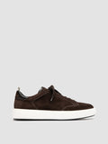 SEQUEL 002 - Brown Suede and Leather Sneakers - thumb image 1,side view