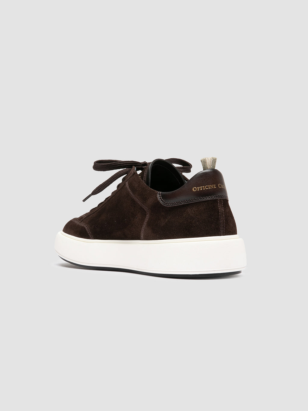 SEQUEL 002 - Brown Suede and Leather Sneakers - image 4,side view