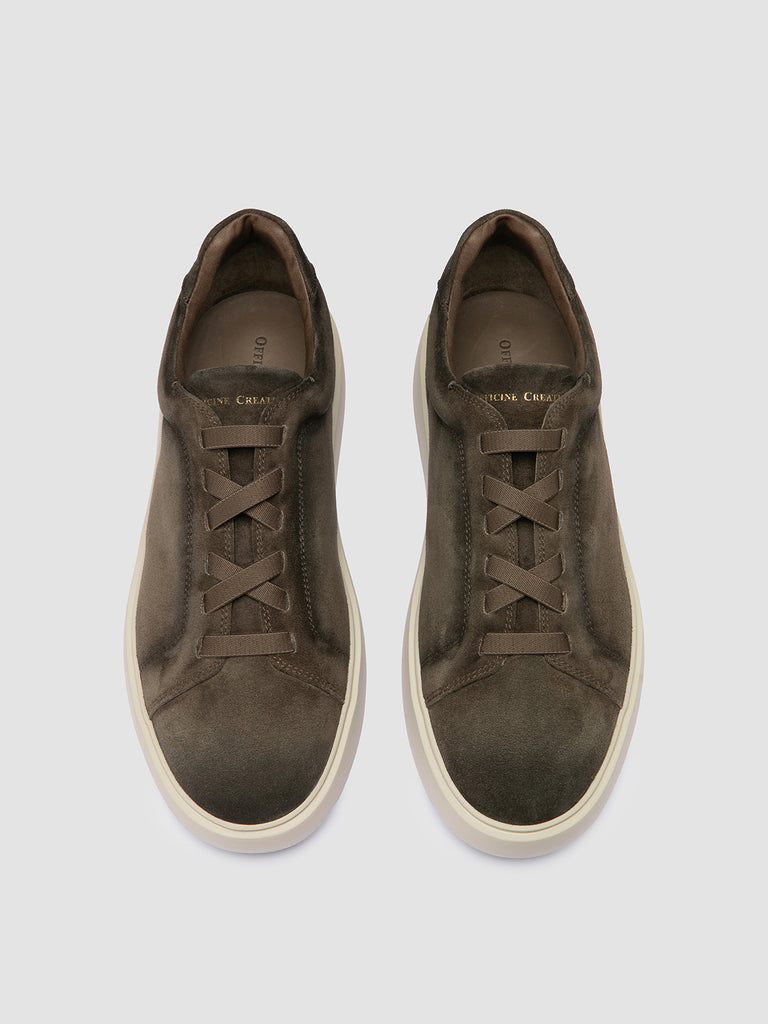 SLOUCH 001 - Green Suede Sneakers