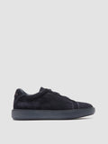 SLOUCH 001 - Navy Suede Sneakers - thumb image 1,side view