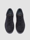 SLOUCH 001 - Navy Suede Sneakers - thumb image 2,side view