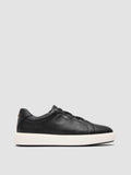 SLOUCH 001 - Blue Leather Low Top Sneakers - thumb image 1,side view