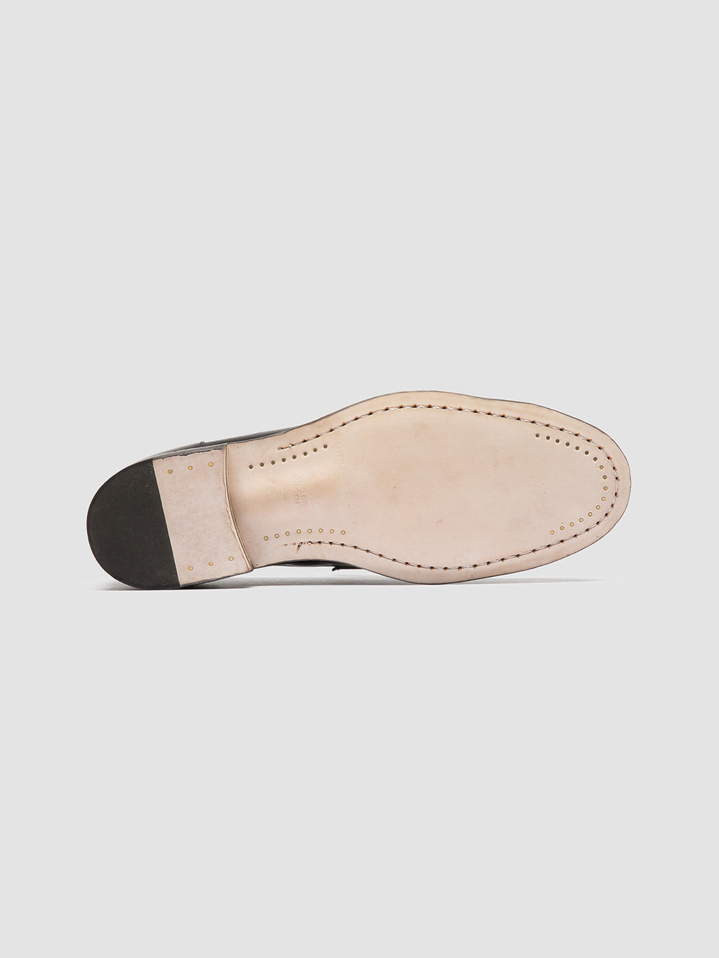 SOLITUDE 001 - Brown Leather Penny Loafers - image 5,side view