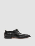 SOLITUDE 002 - Black Leather Derby Shoes - thumb image 1,side view