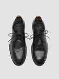 SOLITUDE 002 - Black Leather Derby Shoes - thumb image 2,side view