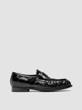 SOLITUDE 107 - Schwarze Penny-Loafers aus Leder - thumb image 1,side view