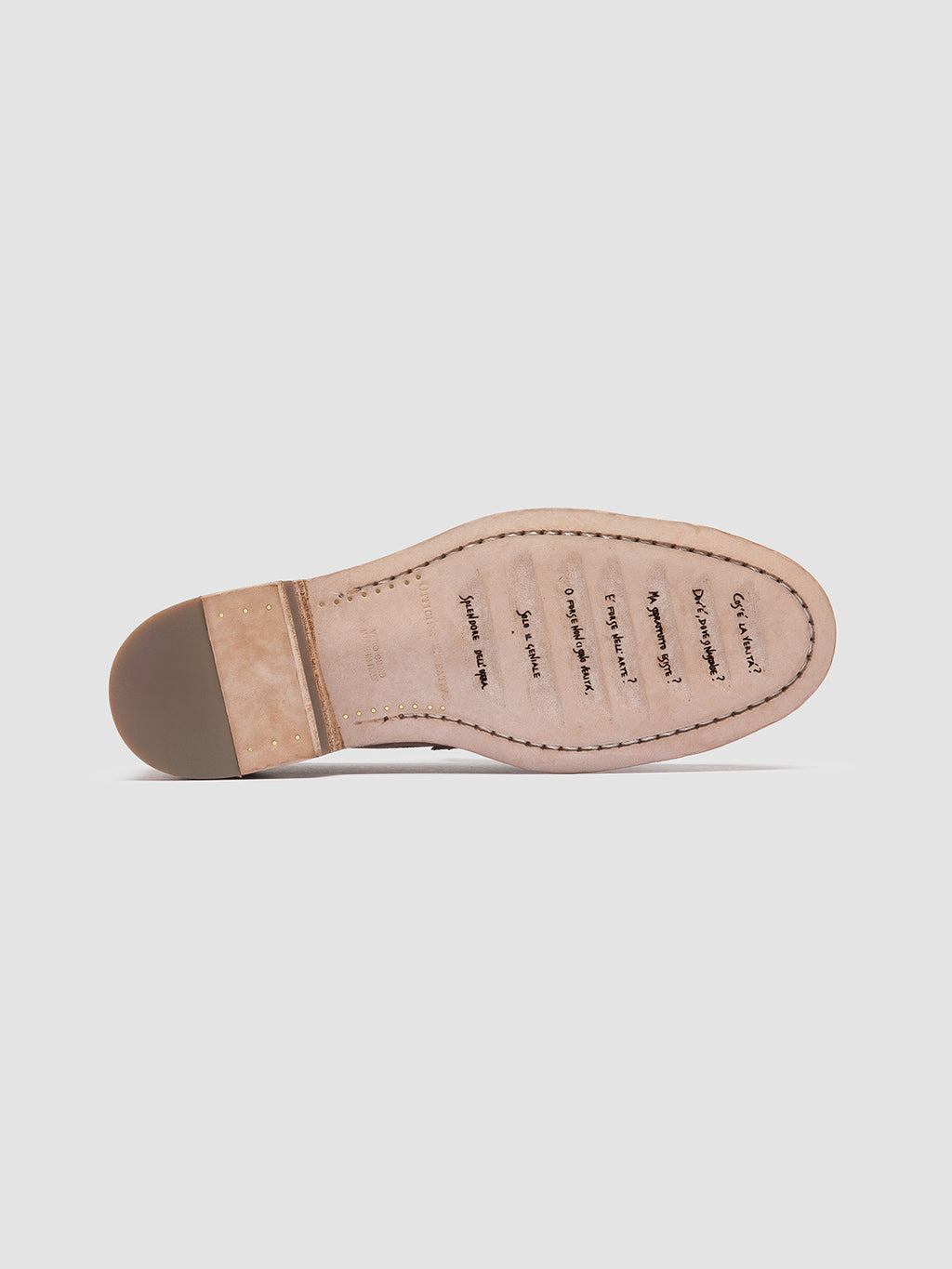 SOUND 001 - Taupefarbene Slipper aus Wildleder - image 5,side view