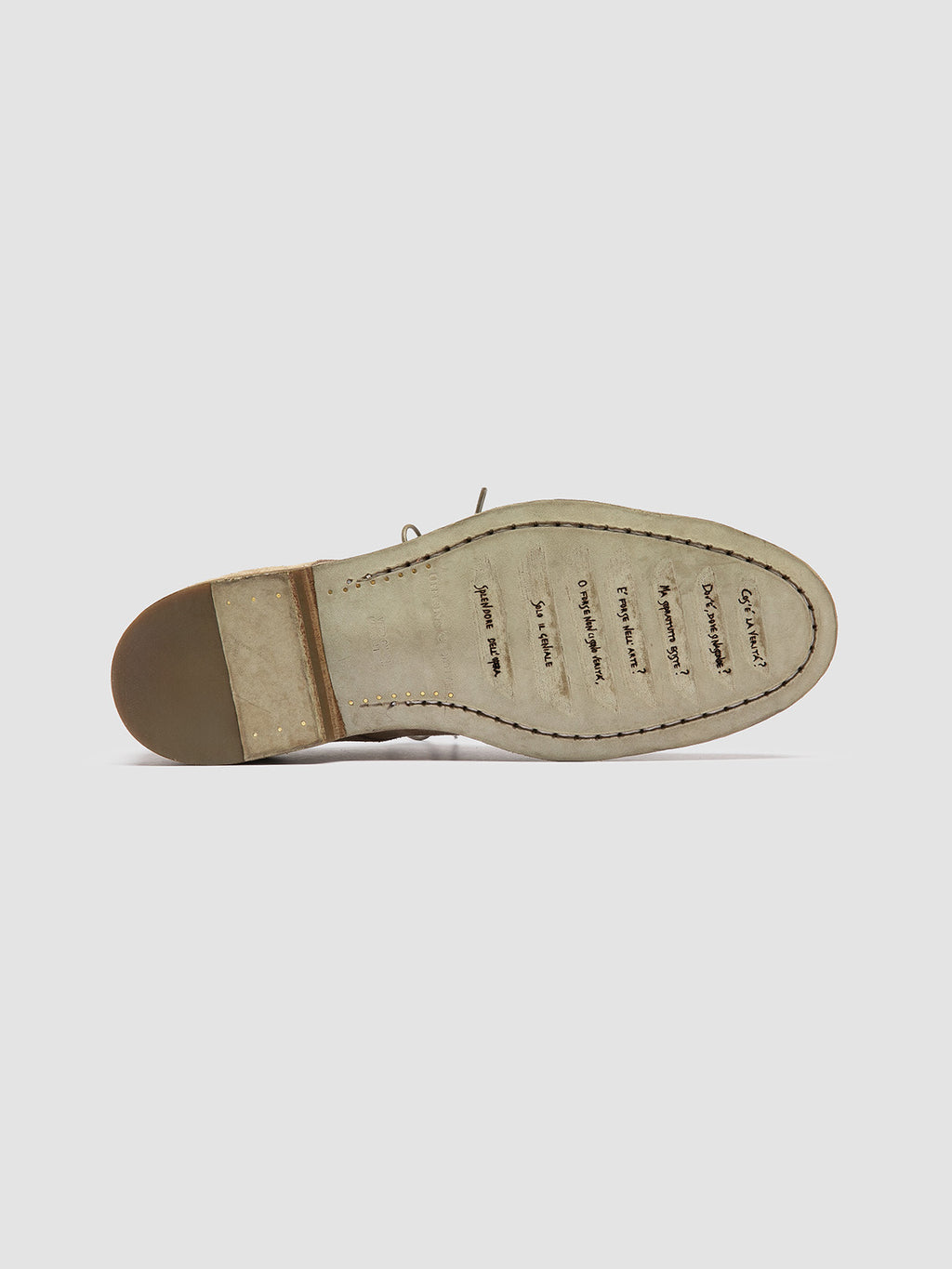 SOUND 002 - Taupe Suede Derby Shoes - image 5,side view
