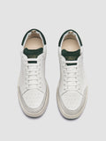 THE ANSWER 001 - White Leather and Suede Sneakers - thumb image 2,side view