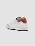 THE ANSWER 001 - White Leather and Suede Sneakers - thumb image 4,side view