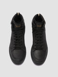 THE ANSWER 004 - Black Leather and Suede Sneakers - thumb image 2,side view