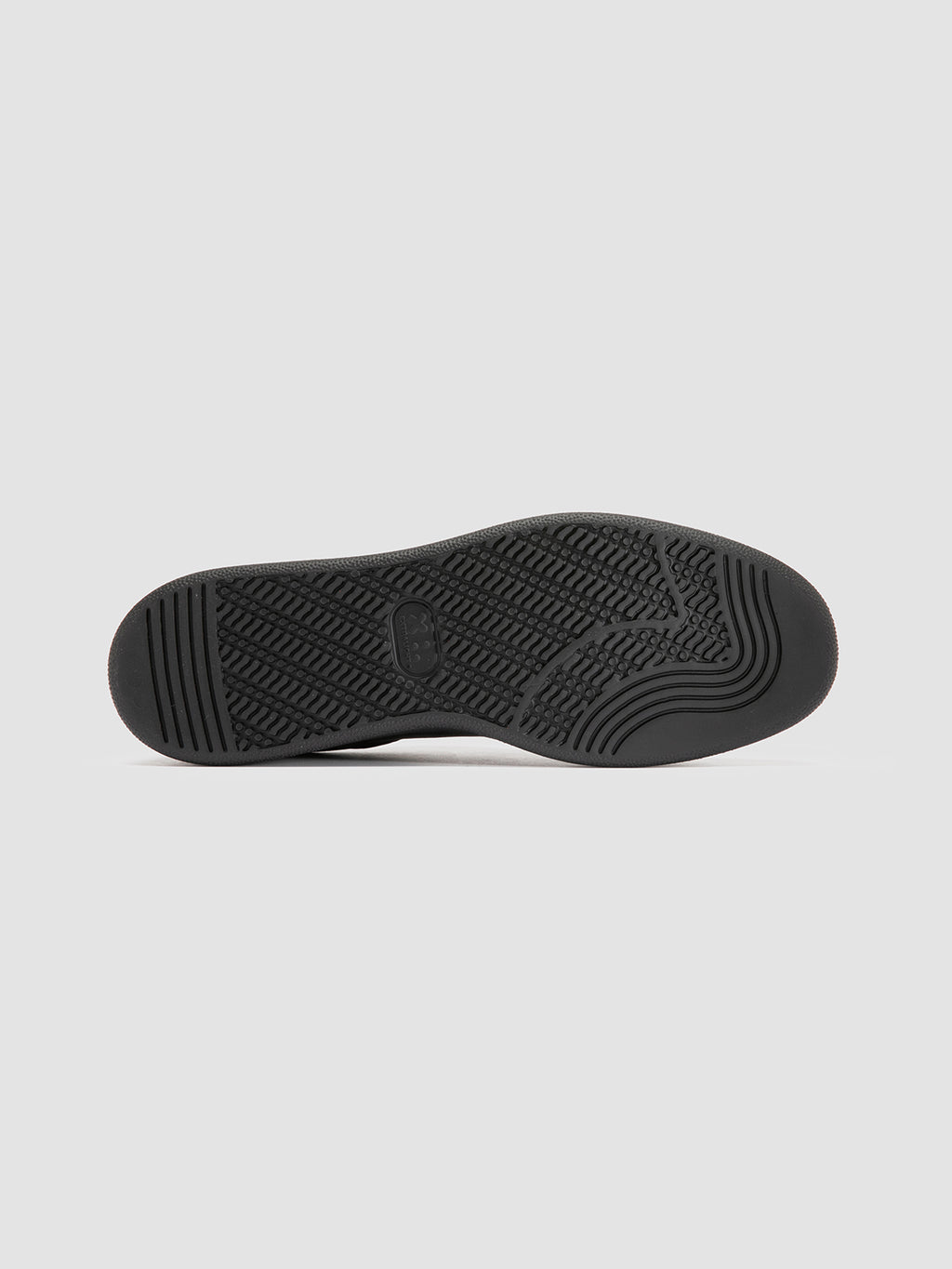 THE ANSWER 004 - Black Leather and Suede Sneakers - image 5,side view