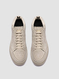 THE ANSWER 005 - Grey Leather and Suede Sneakers - thumb image 2,side view