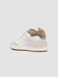 THE ANSWER 001 - White Leather and Suede Sneakers - thumb image 4,side view