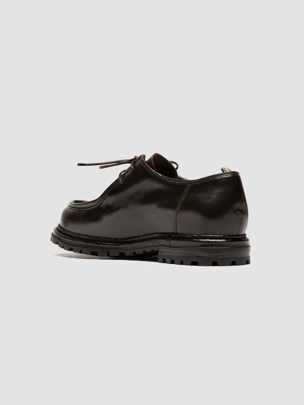 VOLCOV 009 - Brown Leather Derby Shoes - image 4,side view