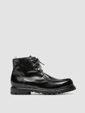 VOLCOV 010 - Black Leather Lace-Up Boots - thumb image 1,side view