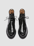 VOLCOV 010 - Black Leather Lace-Up Boots - thumb image 2,side view