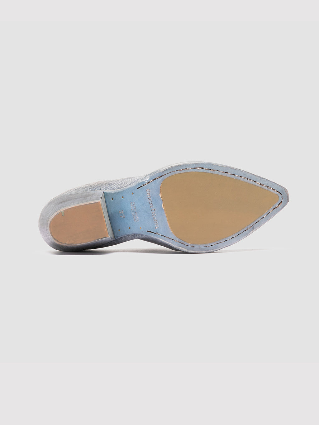 WANDA DD 101 - blaue Pantoletten aus Wildleder - image 5,side view