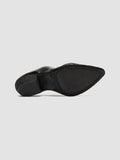 WANDA DD 101 - Black Leather Mule Sandals - thumb image 5,side view