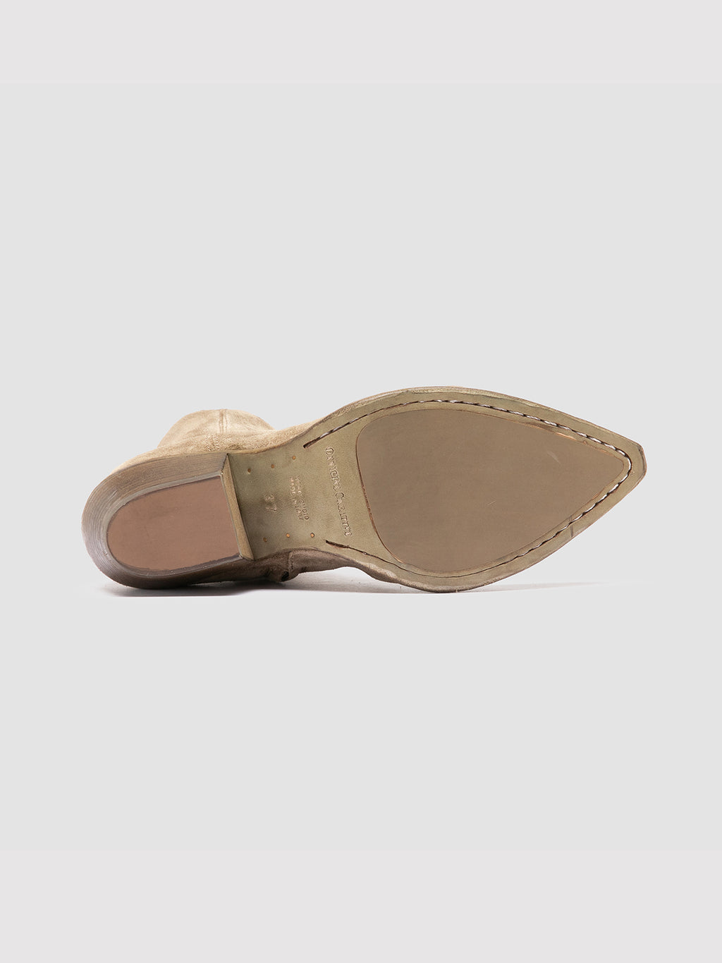 WANDA DD 103 - Taupe Suede Zip Boots - image 5,side view