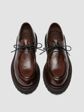 WISAL DD 125 - Burgundy Leather Derby Shoes - thumb image 2,side view