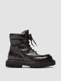 WISAL DD 126 - Brown Leather Lace Up Boots - thumb image 1,side view