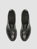 LEXIKON 501 - Schwarze Derby-Schuhe aus Leder - thumb image 2,side view