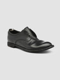 LEXIKON 501 - Schwarze Derby-Schuhe aus Leder - thumb image 3,side view