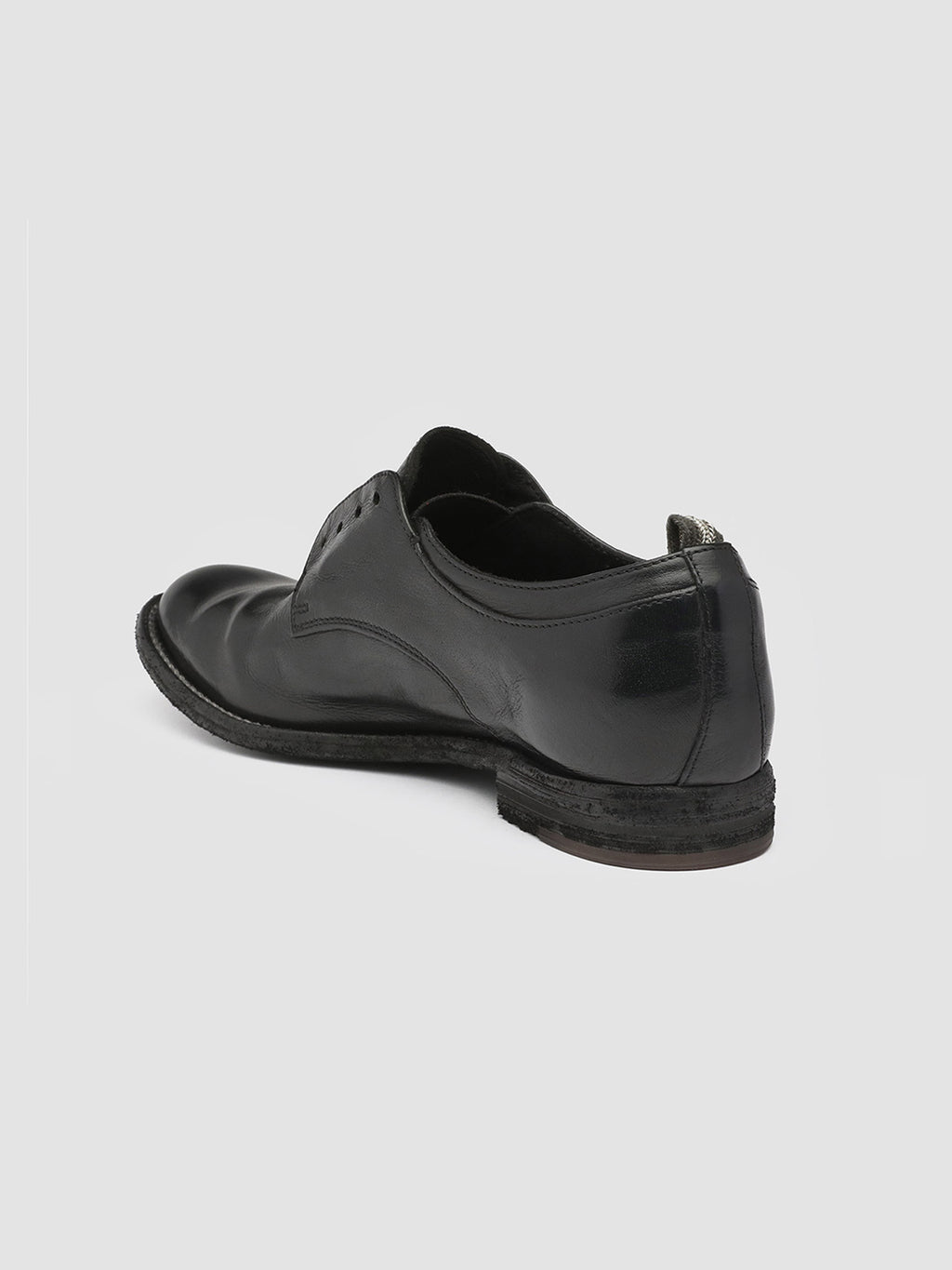 LEXIKON 501 - Schwarze Derby-Schuhe aus Leder - image 4,side view