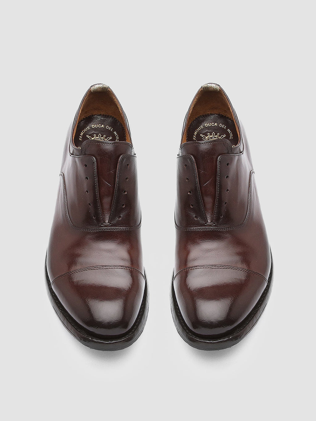 ANATOMIA 015 - braune Oxfordschuhe aus Leder - image 2,side view