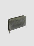 BERGE’ 101 - Green Woven Leather Wallet - thumb image 2,side view