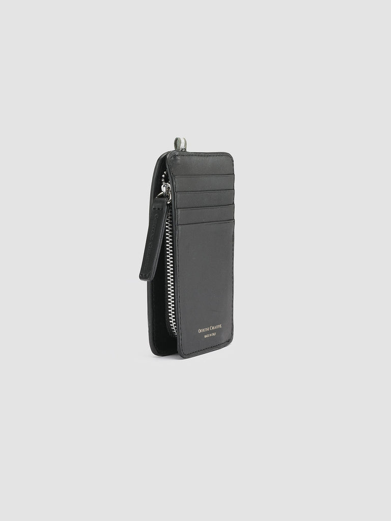 BERGE’ 103 - Black Leather Card Holder  Officine Creative - 3