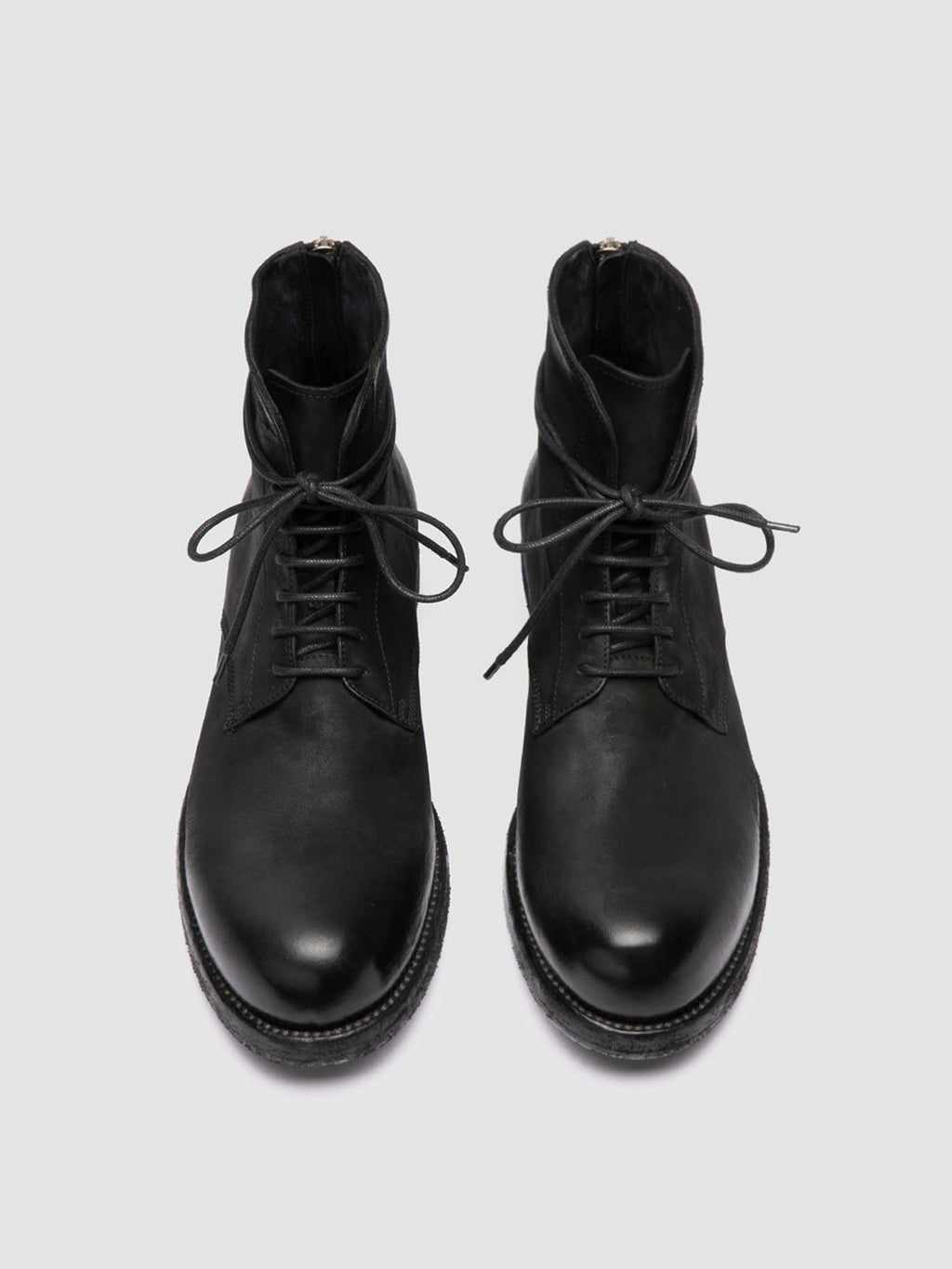 BULLA DD 102 - schwarze Lederstiefel zum Schnüren - image 2,side view