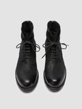 BULLA DD 102 - schwarze Lederstiefel zum Schnüren - thumb image 2,side view
