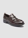 CALIXTE 020 - braune Leder-Loafer - thumb image 3,side view