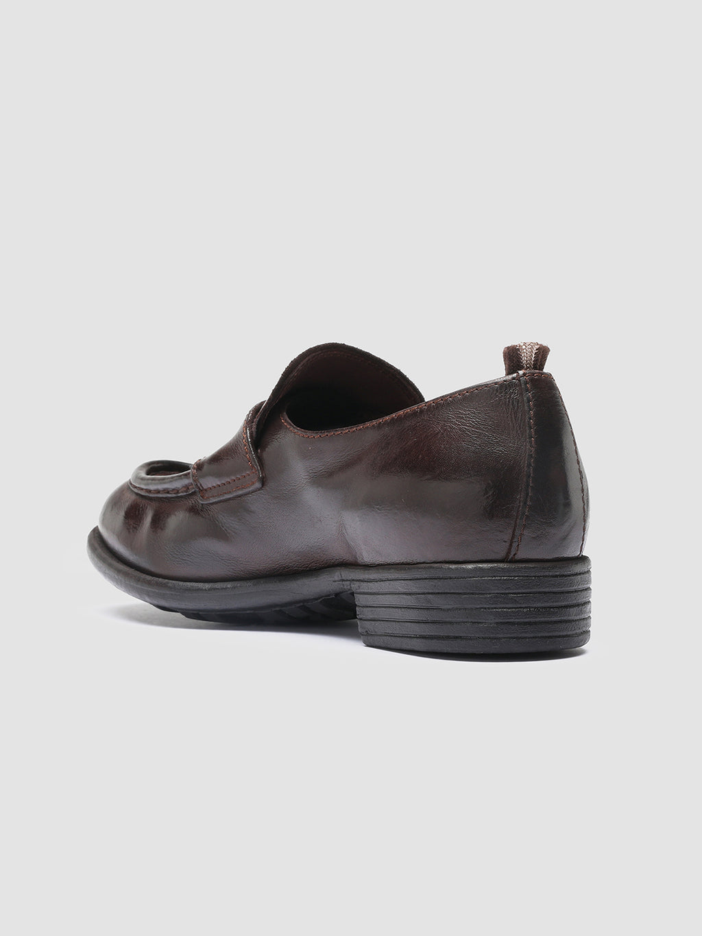 CALIXTE 020 - braune Leder-Loafer - image 4,side view