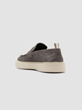 FRAME 001 - graue Penny-Loafer aus Wildleder - thumb image 4,side view