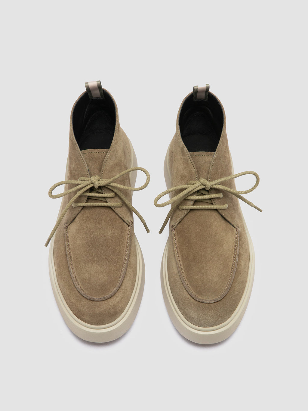 FRAME 002 - Taupe Suede Chukka Boots - image 2,side view
