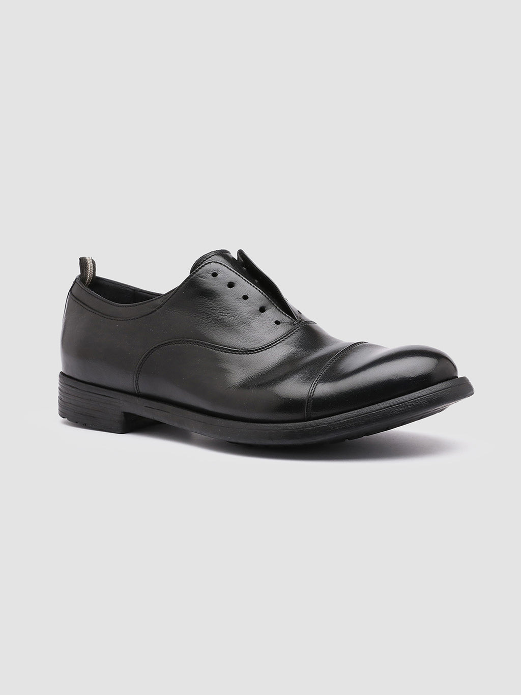 HIVE 004 - schwarze Oxfordschuhe aus Leder - image 3,side view