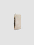JULIET 103 - Weißes Kartenetui aus gewebtem Leder - thumb image 6,side view