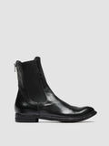 LEXIKON 073 - schwarze Chelsea-Lederstiefel - thumb image 1,side view