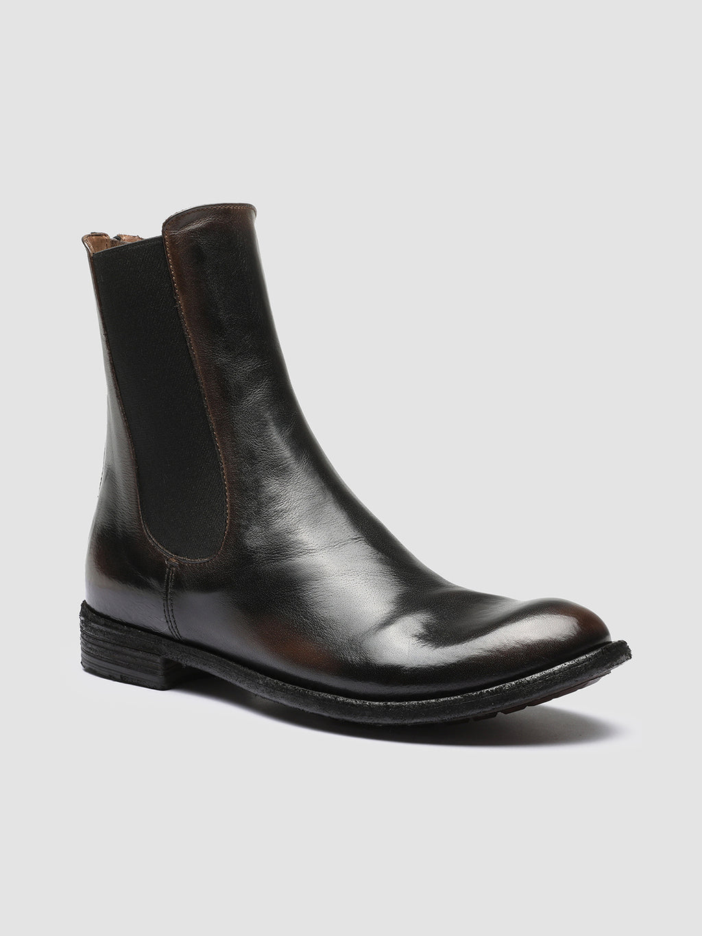 LEXIKON 073 - Brown Leather Chelsea Boots - image 3,side view