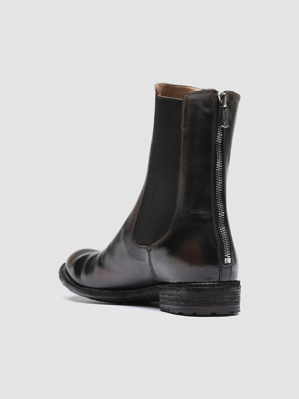 LEXIKON 073 - Brown Leather Chelsea Boots - image 4,side view